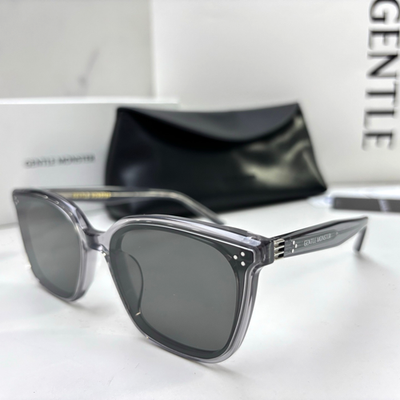 GentleMonster By Row GC12 Sunglasses Gray Frame Black Lenses | eBay