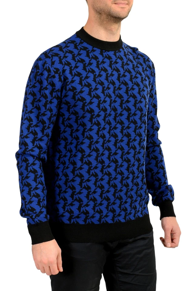 Scuderia Ferrari Men's Cavallino Pixelated 100% Wool Pullover Sweater US M IT 50 - Image 2 of 4