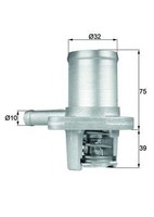 Mahle Thermostat, KüHlmittel Ti 40 89 FüR Renault