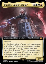 Davros, Dalek Creator (Extended Art) #407 - Universes Beyond: Doctor Who