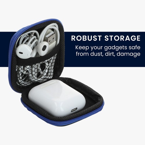 3x Tasche In-Ear Kopfhörer Case Schutztasche Headphones Etui Kopfhörerzubehör - Afbeelding 8 van 8