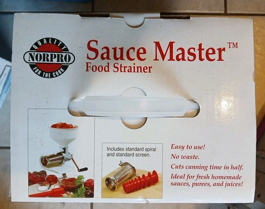 Norpro Sauce Master Food Strainer Sauce Maker Tomato Fruit Juicer #1951 VG COND!
Opens in a new wind
