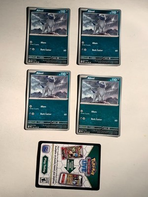 ABSOL   063/094 Pokemon Mega Evolutions -PHANTASMAL FLAMES + Code Card NM/M