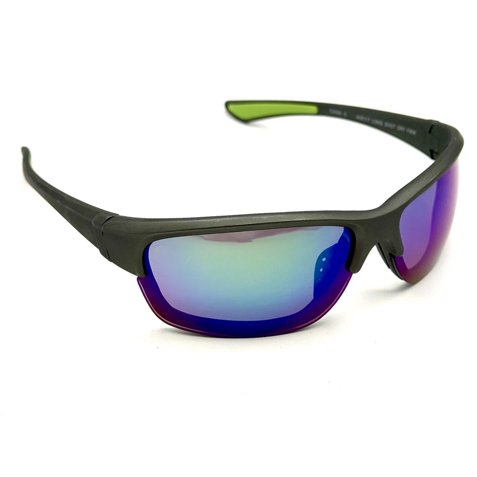 Gafas de sol Foster Grant de tiro largo envolventes de diseñador marco de moda y lentes espejadas  Foto 2 de 4