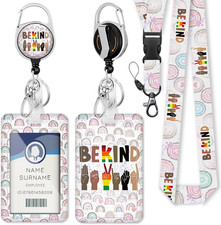 Teacher Lanyards for ID Badges - Heavy Duty Retractable Badge Reel with 360  Car