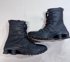 Nike Shox NZ Boots Men s Size 11 Black Leathe...
