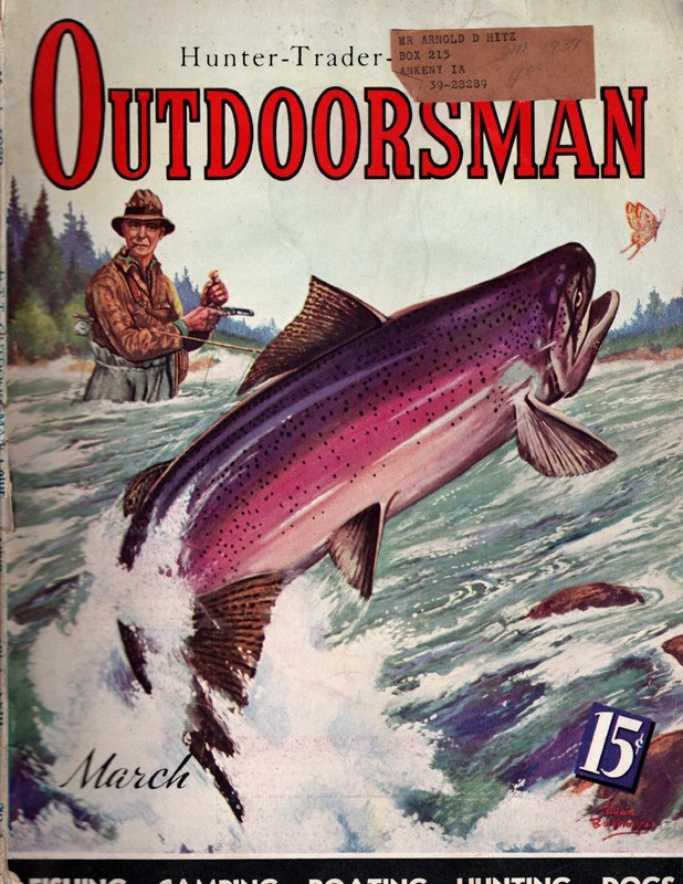 VINTAGE MARCH 1939 OUTDOORSMAN  MAGAZINE