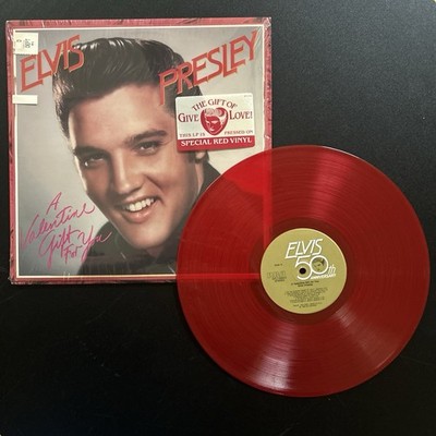 A VALENTINE GIFT FOR YOU ELVIS PRESLEY Red Vinyl RCA AFL1-5353 Original Shrink