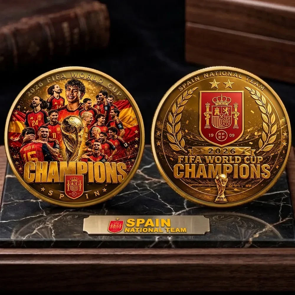 Spain National Team 2026 FIFA World Cup Champions Commemorative Coin