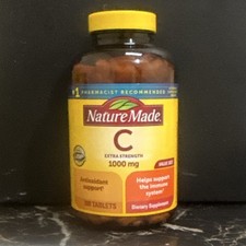 Nature Made Vitamin C Tablets 1000 mg Antioxidant Immune Support 300 Count