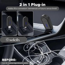 Adattatore CarPlay Android Auto 2 in 1 Sistema Multimediale Auto Wireless - Miniatura 3