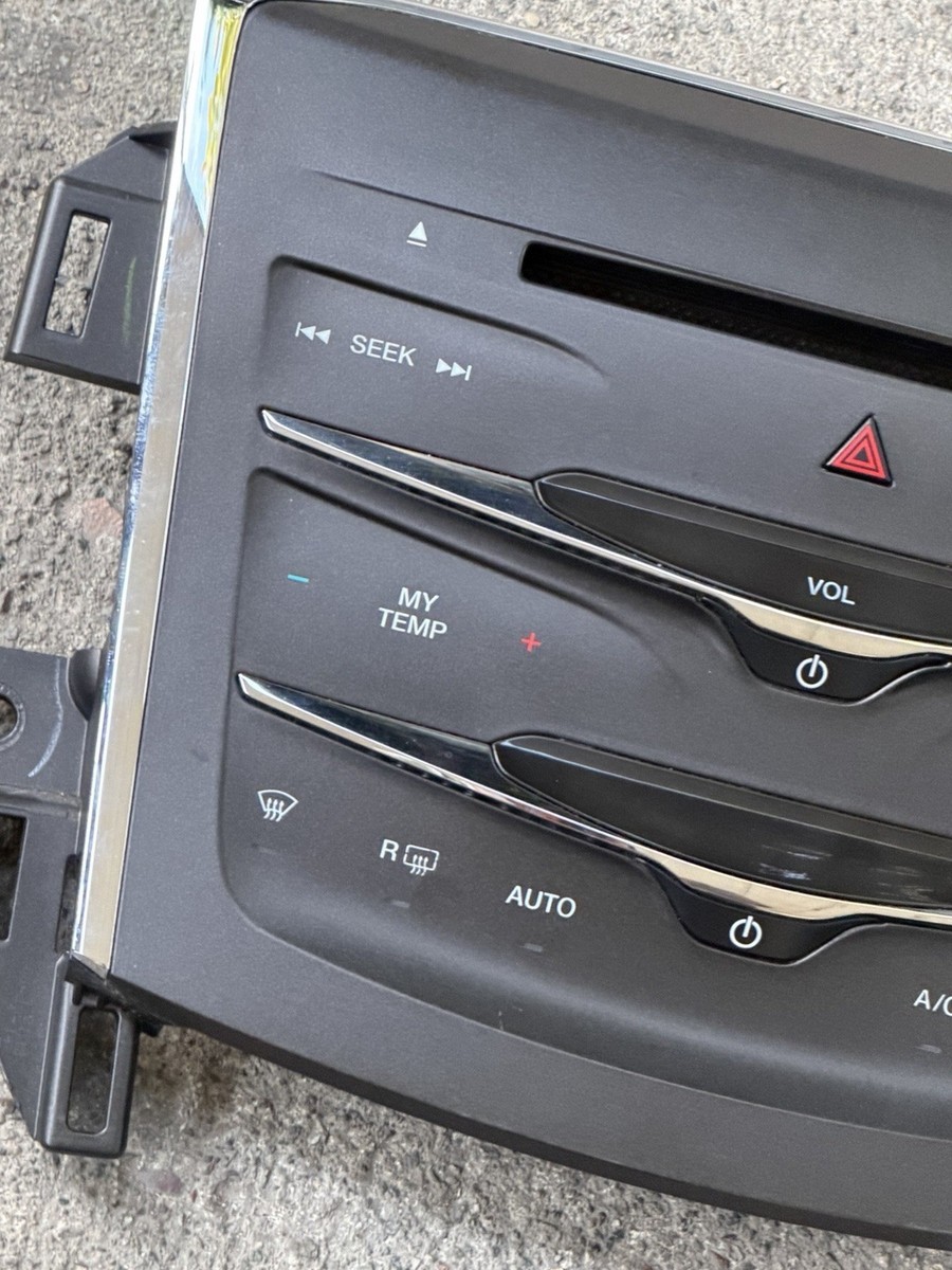 2013-2016 Lincoln MKS Radio Dual Climate A/C Control Panel