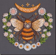 20x21cm Bead Embroidery Kit Multicoloured Handmade Canvas Preciosa Beads