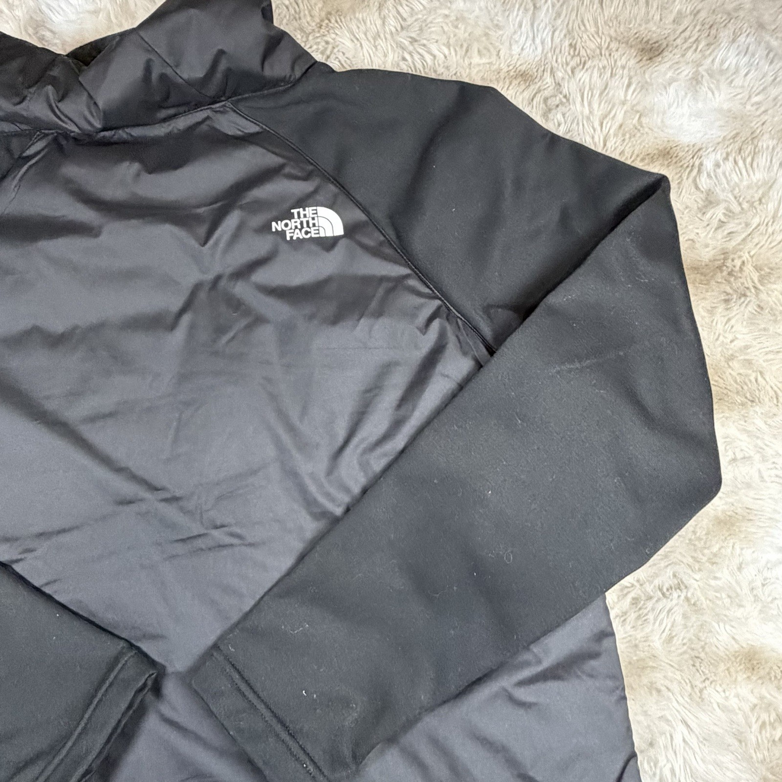 North Face Pullover Jacket Womens Medium Black Pr… - image 13