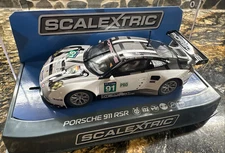 Scalextric 1:32 Scale Porsche 911 RSR 2016 24 Hours of Le Mans #91 NIP Slot Car!