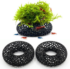 Shrimp Cave Aquarium Decoration Set for Moss Plants Dwarf Shrimp Nano Fish