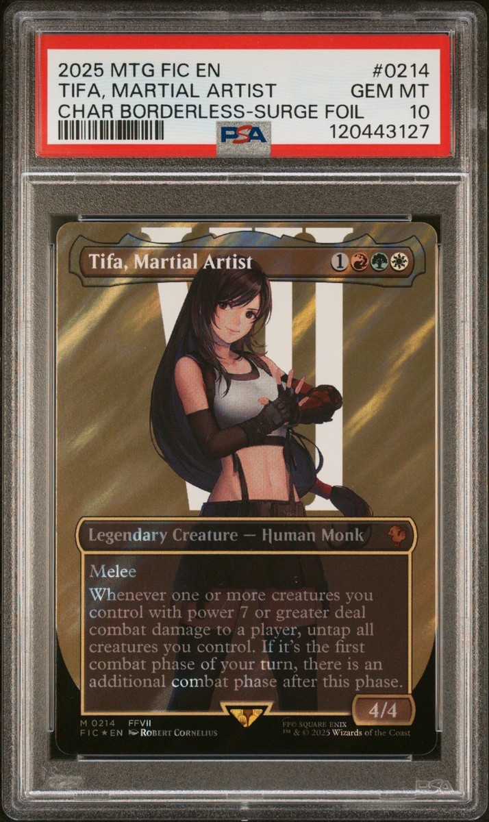 Tifa, Martial Artist (Borderless) (Surge Foil) Commander