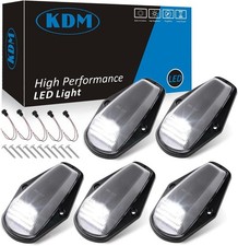 Clear Lens Led Cab Roof Top Marker Lights assembly Fit ,5Pcs Pack
