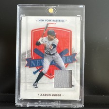 2021 Panini Chronicles Aaron Judge America's Pastime Gray Relic Card 