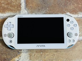 PS Vita Light Blue White PCH-2000 Sony PlayStation Japan 8GB Charger 2 Games DDP