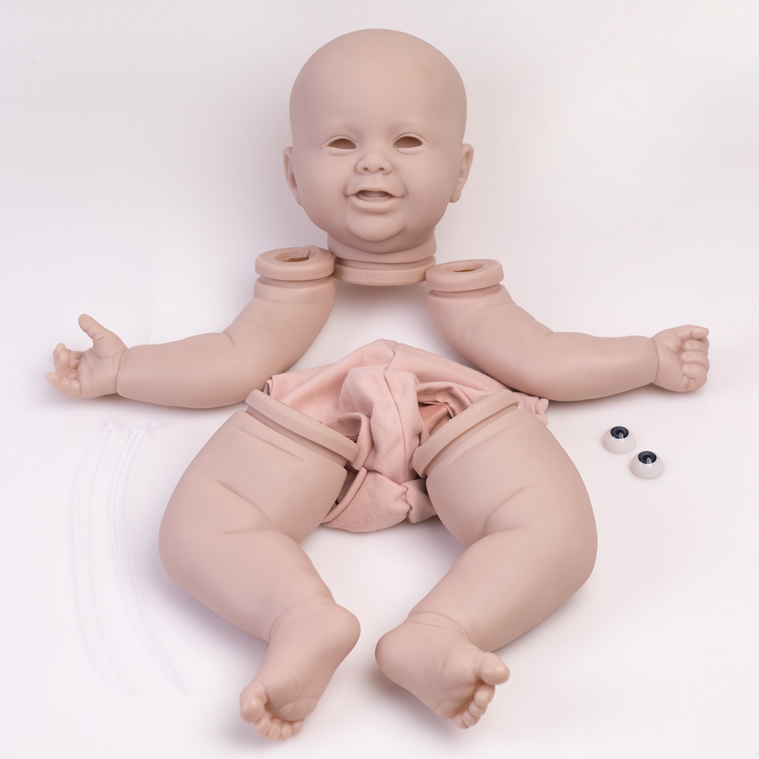 Kits Diy Realistic Newborn Baby Doll Parts Kit