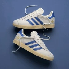 Adidas Originals Gazelle Men’s Athletic Shoe Ivory Sneaker Footwear Trainer #599