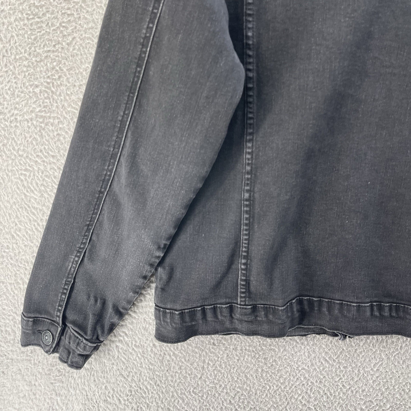 Maison Article Jacket Men Extra Large Black Denim… - image 10