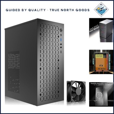Micro ATX Case with Excellent Cooling, Supports Mini ITX and ATX Power Supply
