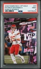 2025 PANINI NSCC VIP GOLD PURPLE SPARKLE PATRICK MAHOMES II 42/50 PSA 9