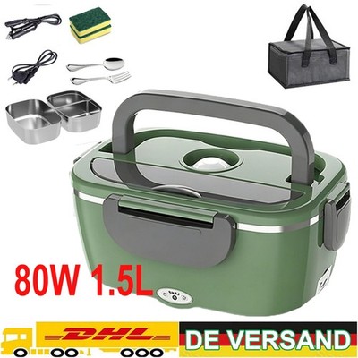 80W 1.5L elektrische heated beheizbare lunch box mikrowelle für unterwegs lkw