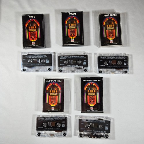 Time Life Music Your Hit Parade Cassette Tape Collection 23 Tapes 40's 50's - Picture 6 of 6