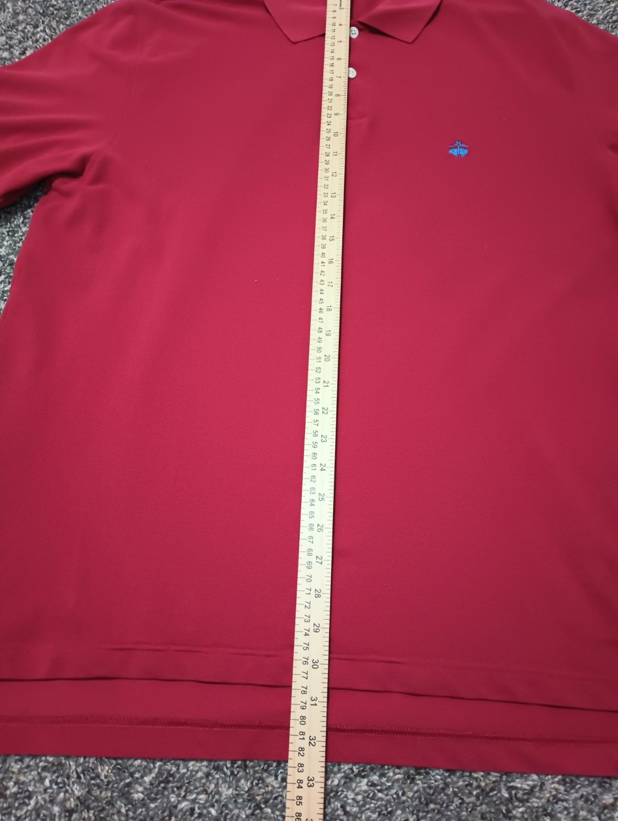 Brooks Brothers Polo Shirt Men's XL Red Short Sleeve 100% Cotton  thumbnail 8