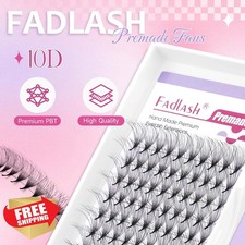 FADLASH Premade Lash Fans Double Layer 10D 0.07 D Curl 14mm