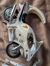 Vtg 90s Bandai Mighty Morphing Power Rangers Shark Cycle & White Ranger Figure
