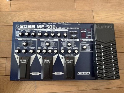 BOSS ME-50B Bass Multi Effects Pedal Processor COSM Tested Working Japan Used