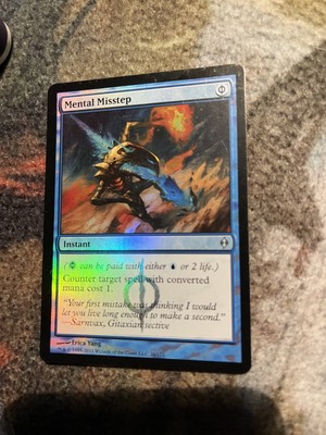 MTG Mental Misstep A - FOIL NM - or EXC++ - New Phyrexia NPH - Magic Fabuen