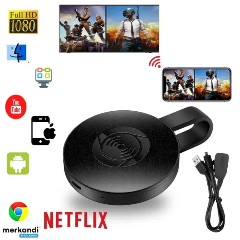 Lettore multimediale esterno USB Full HD 1080P con supporto per scatola multimed