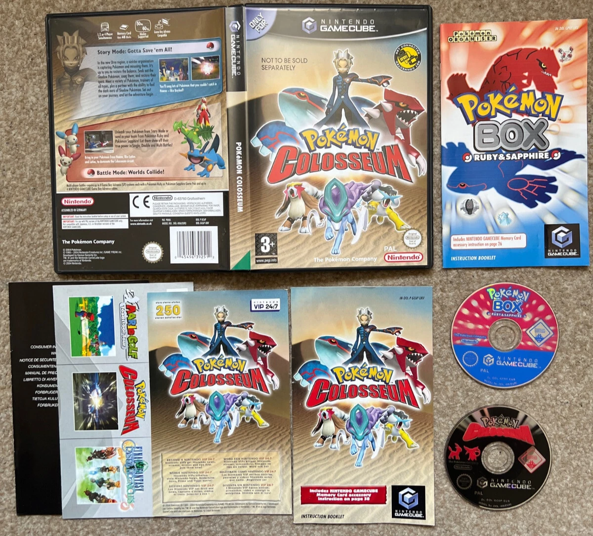 Pokémon Colosseum + BOX – Complet PAL Pour Nintendo GameCube, Très Bon état