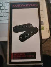 Kuryakyn Black Kinetic Grips for Models w/Dual Throttle Cables - 6351