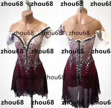 New Ice Figure Skating Dress, Figure Skating Dress For Competition 5851