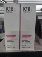 K18 HeatBounce Conditioning Heat Protectant - 8 oz Lot Of 2 Total 16 Oz