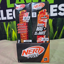 NERF Pro MAG Half-Length Darts Refill 8 Pack 15ct with Display