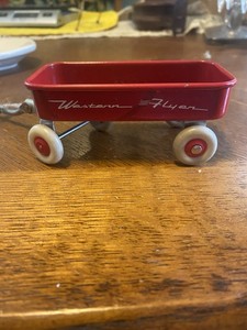 VINTAGE 1964 World's Fair WESTERN FLYER Advertising Toy Wagon  Nice Condition