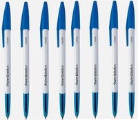 Paper Mate 045 Kugelschreiber 1,0 Mm Mit Kappe 8Er-Pack Blaue Tinte