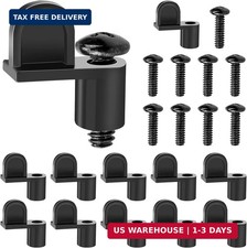 12 Pack 5638 5/16 Screen Clip, Window Screen Clip with Screws, Storm Door Clips