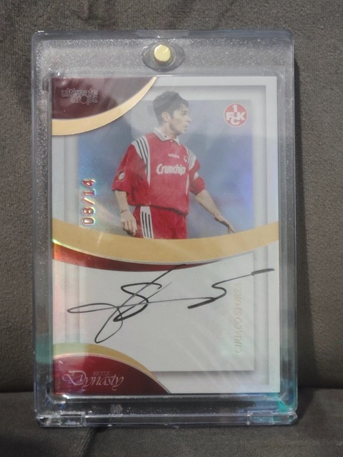 Ciriaco Sforza zu 14 On Card Autogramm Ultimate Dropz 125 Jahre Kaiserslautern