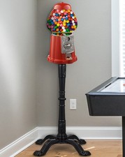 *NEW IN BOX * 50” Vintage Candy Gumball Machine Bank - RED ( 83-DT5683)