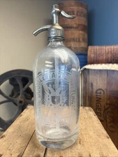Vintage Seltzer Soda Water Bottle Double Eagle Bottling Co. Cleveland Ohio