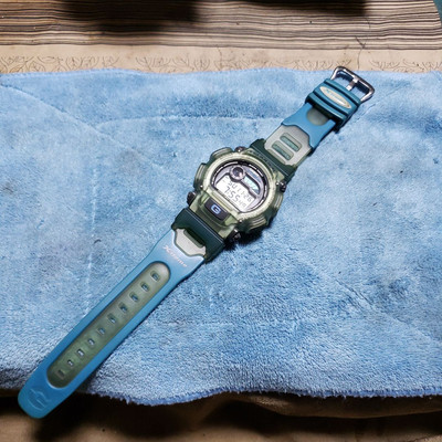 G-Shock Frogman Cr-2016 Digital Quartz Men Casio .X-Treme (Rain Frog) Green Skel