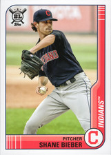 2021 Topps Big League Shane Bieber #177 Cleveland Indians Base Set MLB Baseball